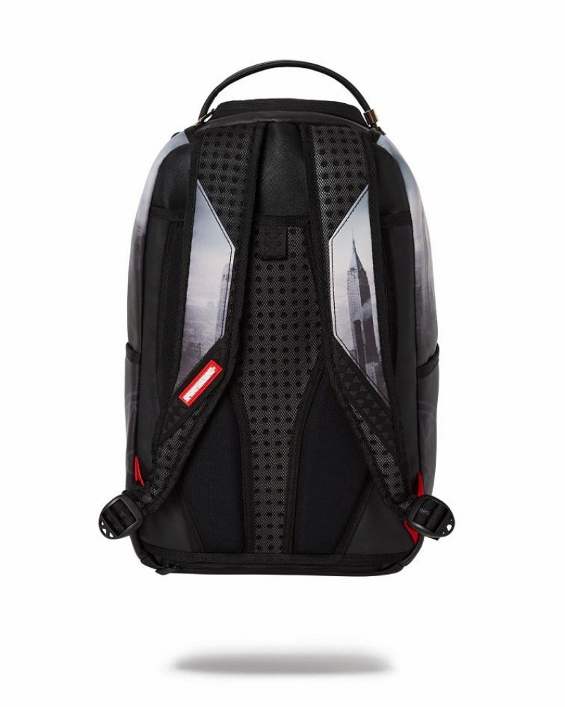 Black Men's Sprayground The Godfather Backpacks | AHVM74312