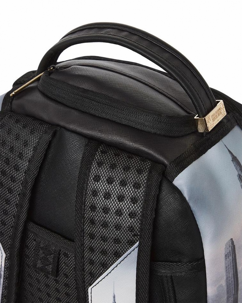 Black Men's Sprayground The Godfather Backpacks | AHVM74312