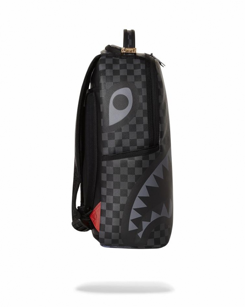 Black Men's Sprayground The Undercurrent Backpacks | JISA64079