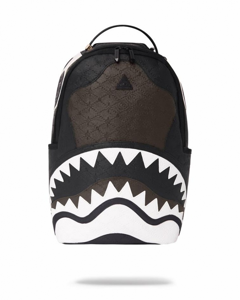 Black Men\'s Sprayground V.V.I.P Backpacks | SGYO04615