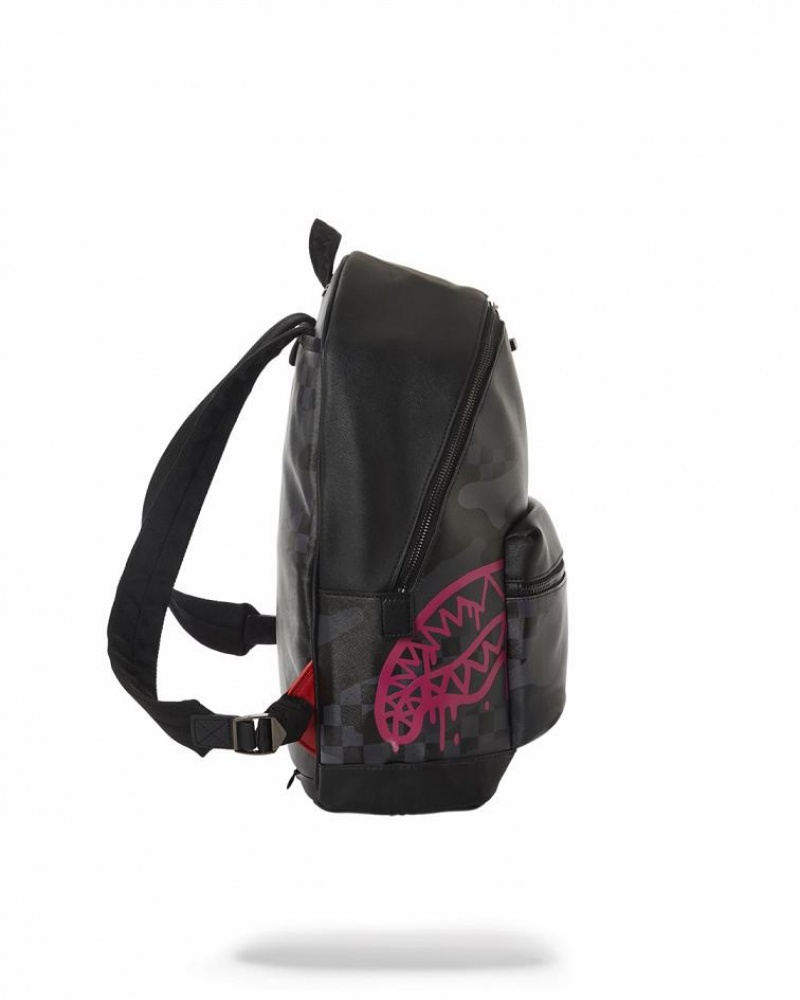 Black Women's Sprayground 3am Pink Drip Savage | QJMP08759