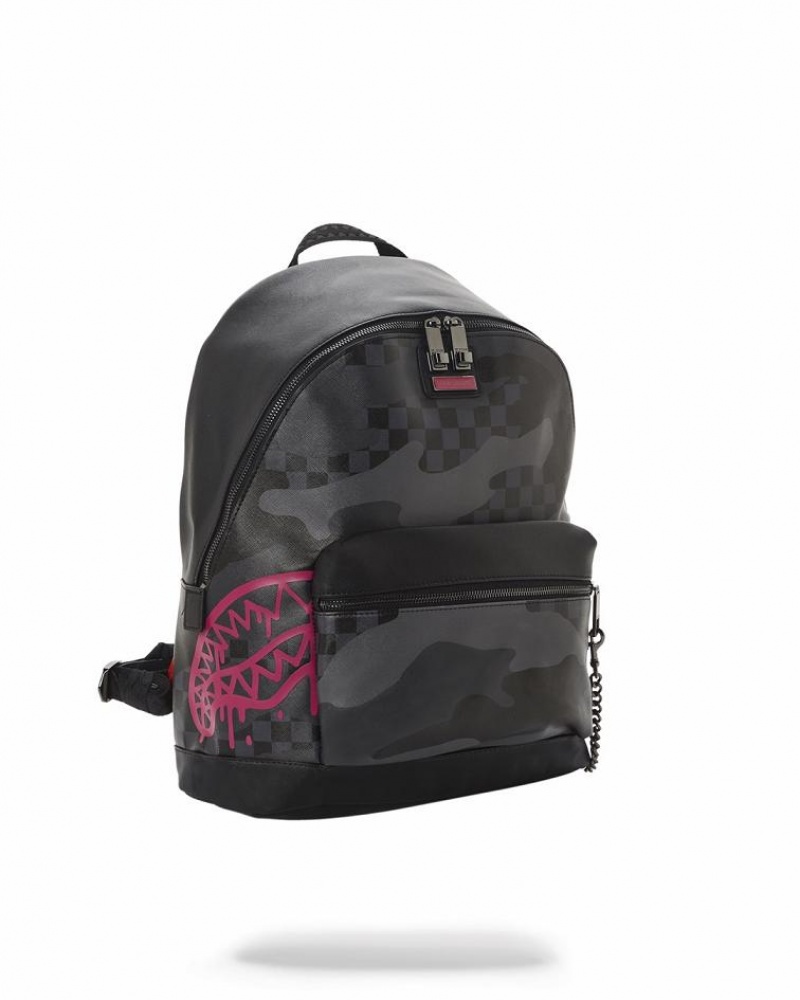 Black Women's Sprayground 3am Pink Drip Savage | QJMP08759