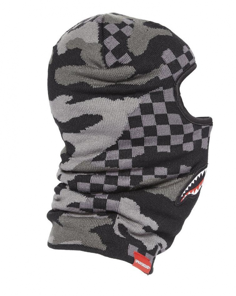 Black Women's Sprayground 3am Ski Mask | NGXD28136