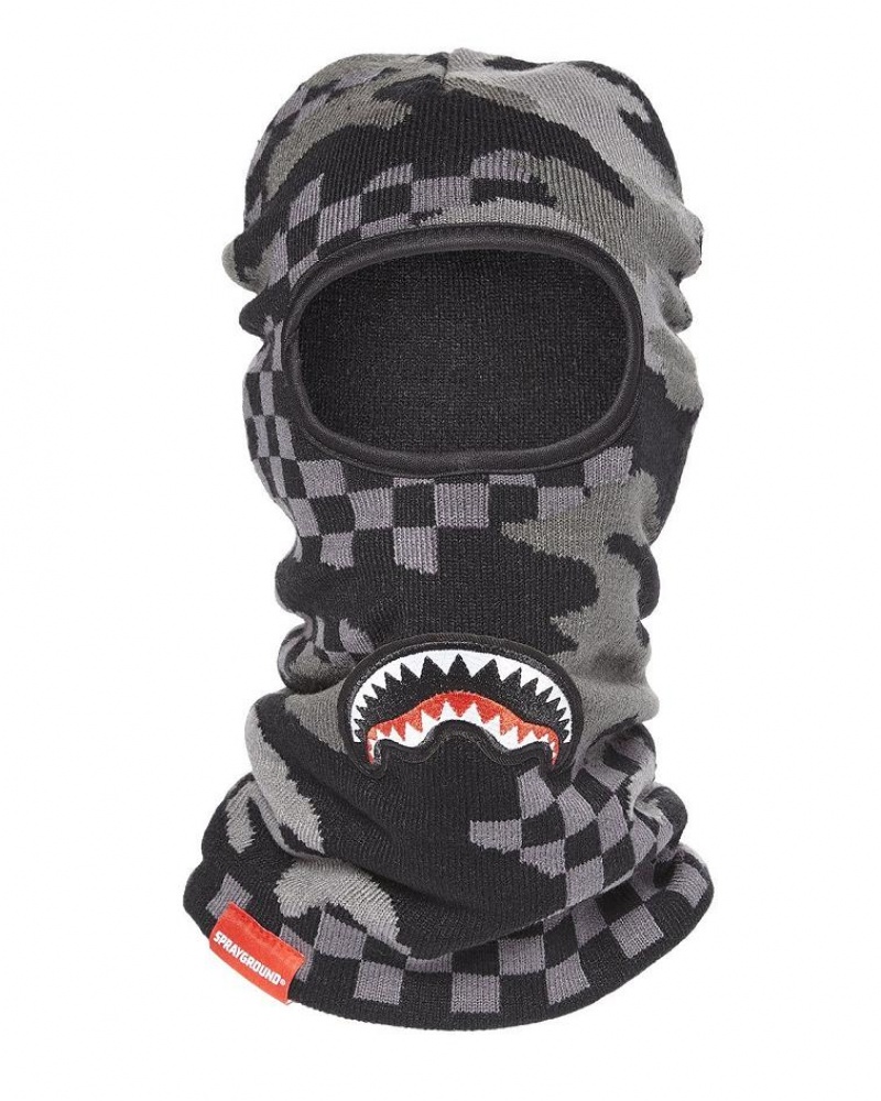 Black Women's Sprayground 3am Ski Mask | NGXD28136