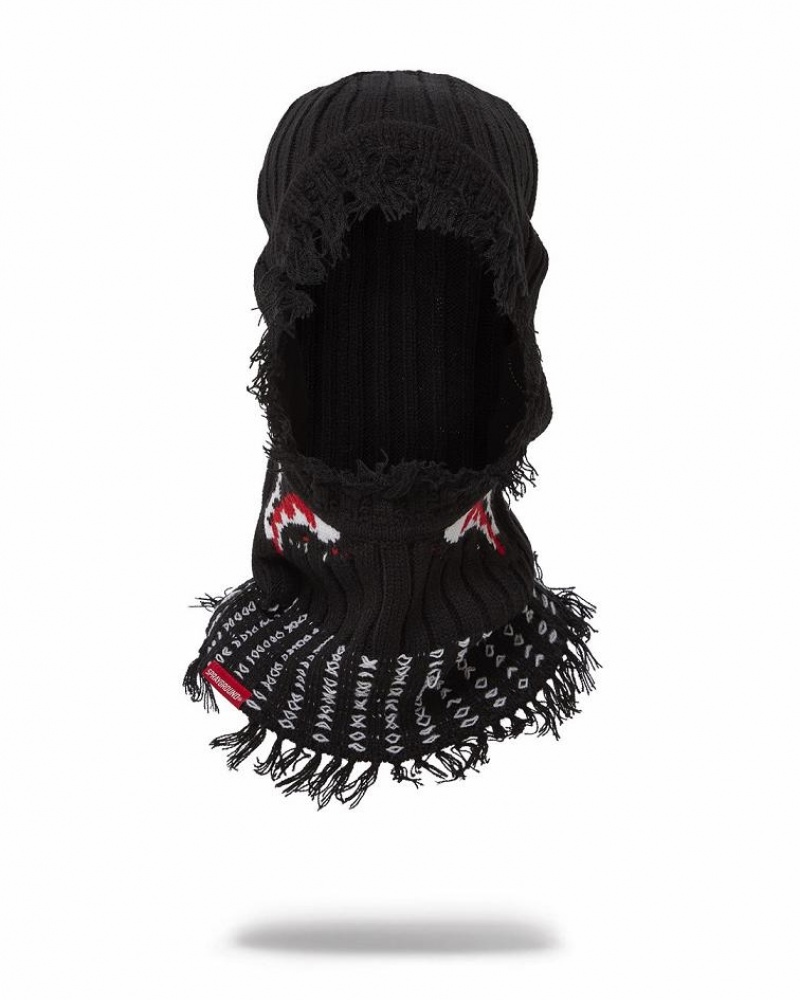 Black Women\'s Sprayground Bohemian Full Face Ski Mask | EZTO59734