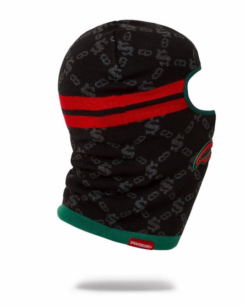 Black Women's Sprayground Dinero Ski Mask | ATZL07641