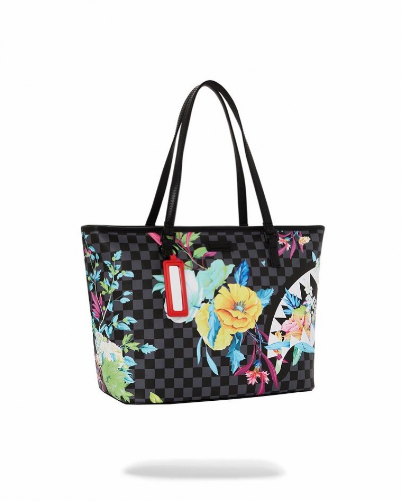 Black Women's Sprayground Gala After Party Tote Bags | SICW28957