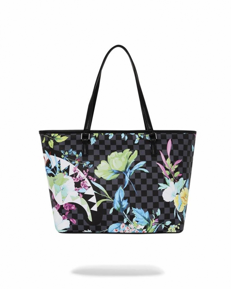 Black Women's Sprayground Gala After Party Tote Bags | SICW28957