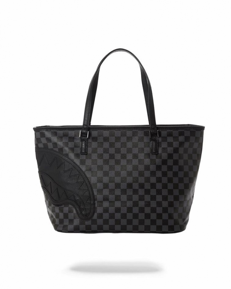 Black Women's Sprayground Henny Tote Bags | QNLX51498