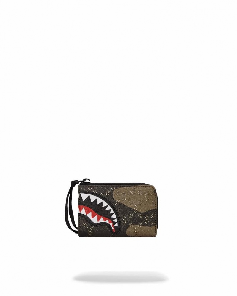 Black Women's Sprayground Lasers Blazin Wallets | CAWZ14809