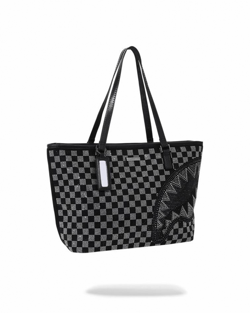 Black Women's Sprayground Light Years Ahead Tote Bags | LDFW96814