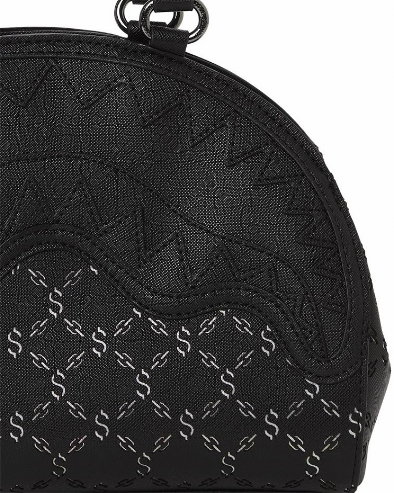 Black Women's Sprayground Pri$m Superjet Handbag | PLIE57361