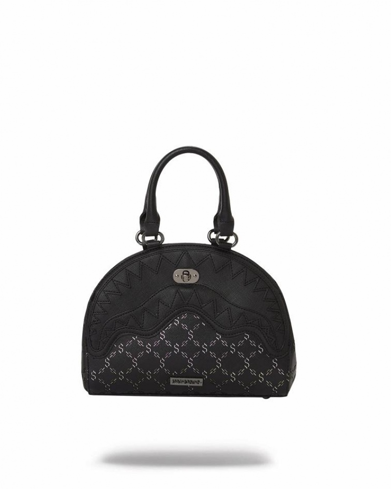 Black Women's Sprayground Pri$m Superjet Handbag | PLIE57361