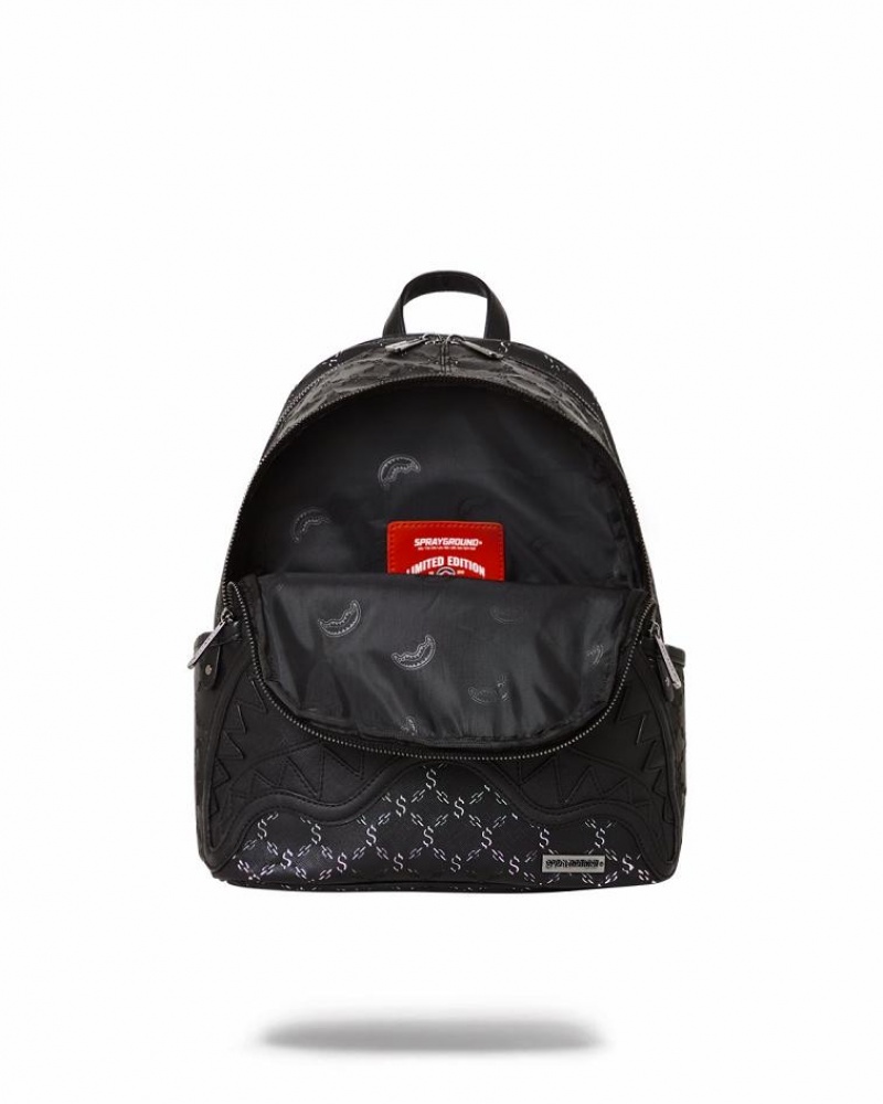 Black Women's Sprayground Pri$m Superjet Savage | XWSO02741