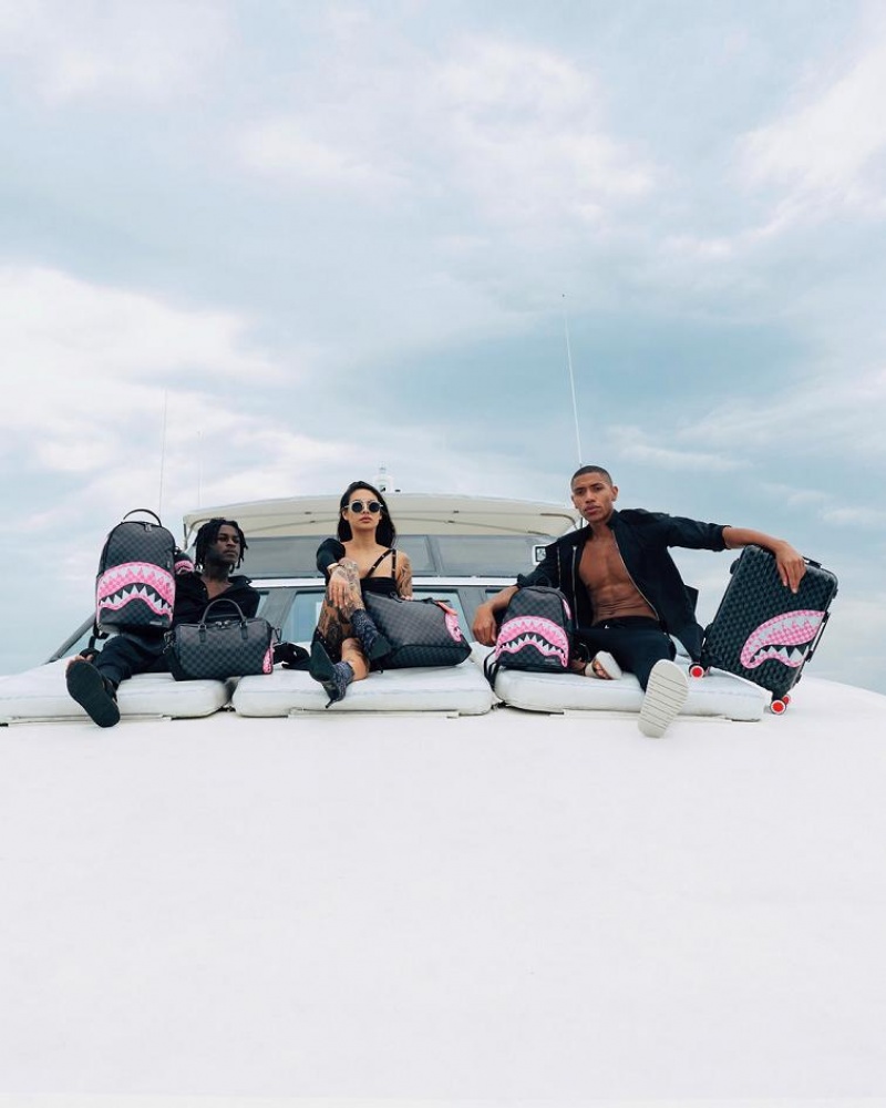 Black Women's Sprayground Sharks In Candy Savage | UKRP18704