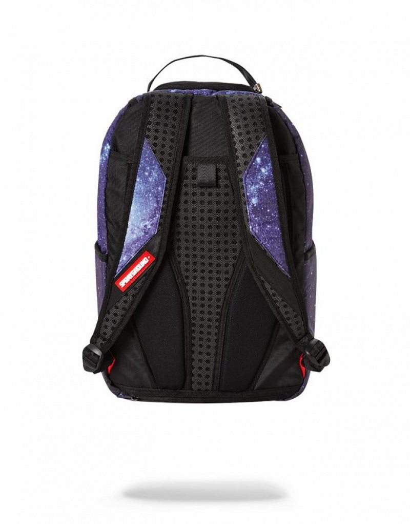 Blue Men's Sprayground Galaxeye Backpacks | EJGR52987