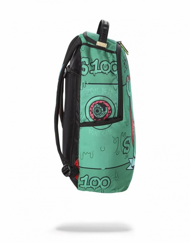 Blue Men's Sprayground Hungry Dollars Backpacks | NYFU12703