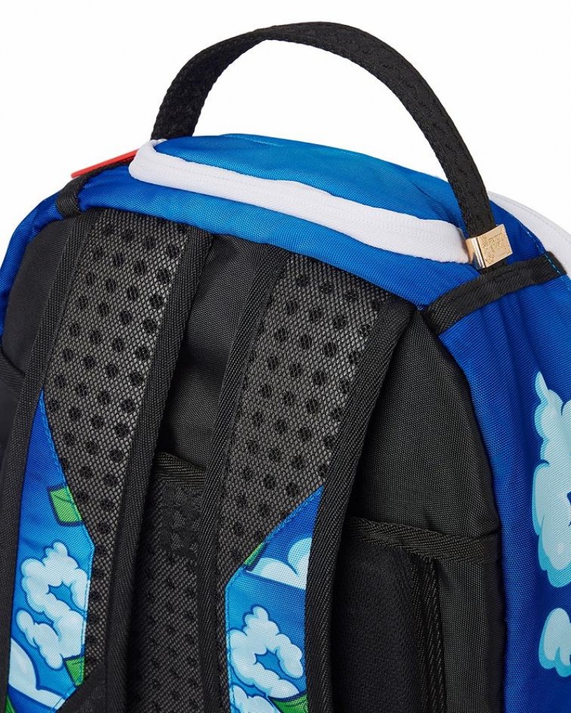 Blue Men's Sprayground Money Dreams Backpacks | IFVA01895