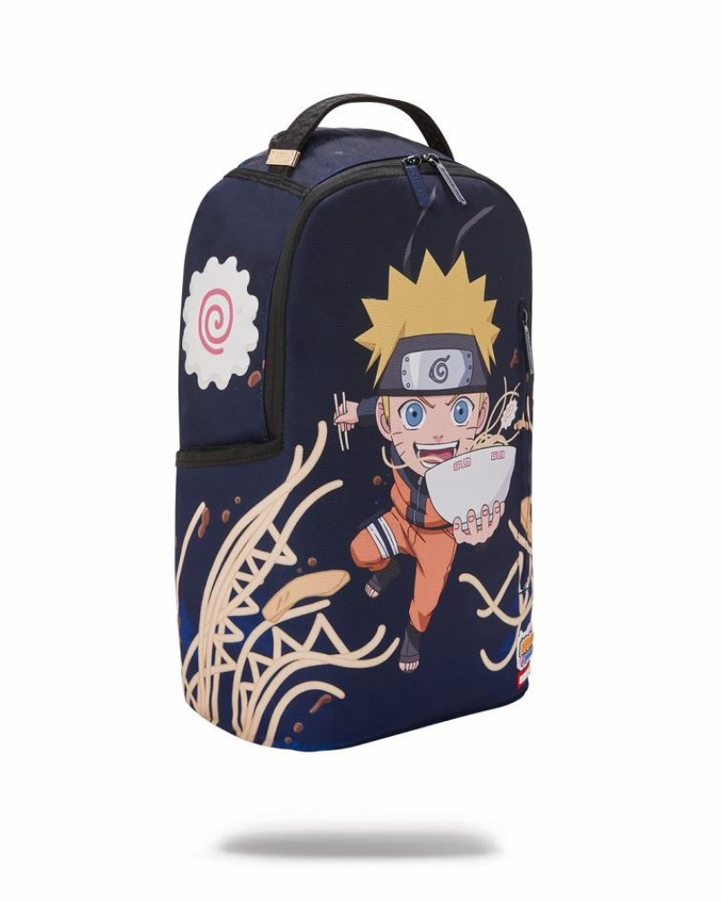 Blue Men's Sprayground Naruto Backpacks | CKEH31274