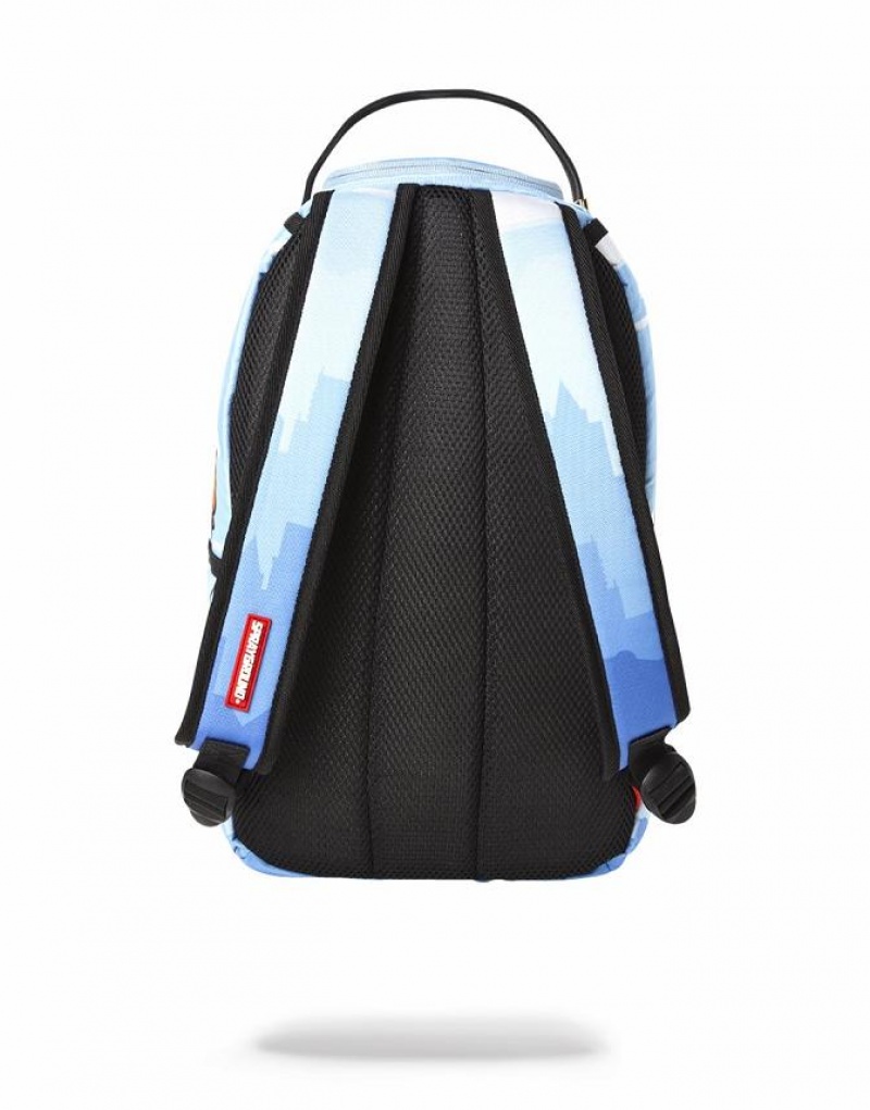 Blue Men's Sprayground Poppin Mini Backpacks | MYHP25084