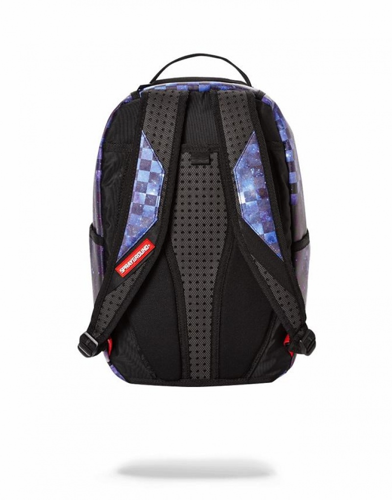 Blue Men's Sprayground Sharks In Paris Backpacks | SYGV35246