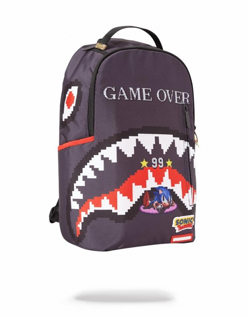 Blue Men's Sprayground Sharks In Paris Polaris Backpacks | XMZS48193