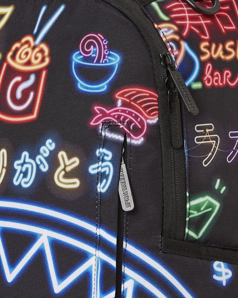 Blue Men's Sprayground Shinjuku City Backpacks | GPMU27903