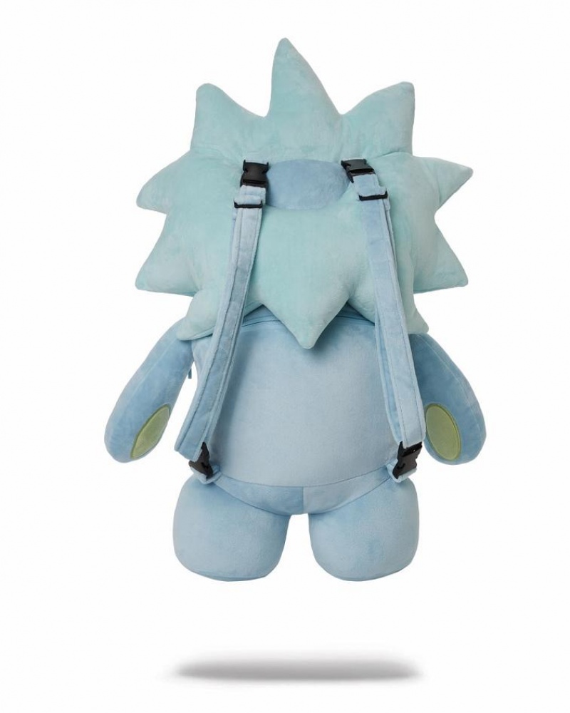 Blue Men's Sprayground Teddy Bear Backpacks | LGFR47192