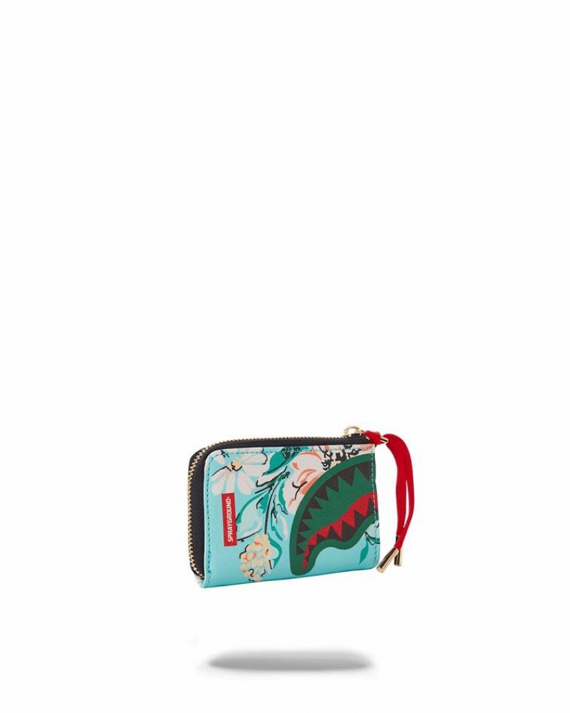 Blue Men's Sprayground The Sanctuary Wallets | HCFY93165