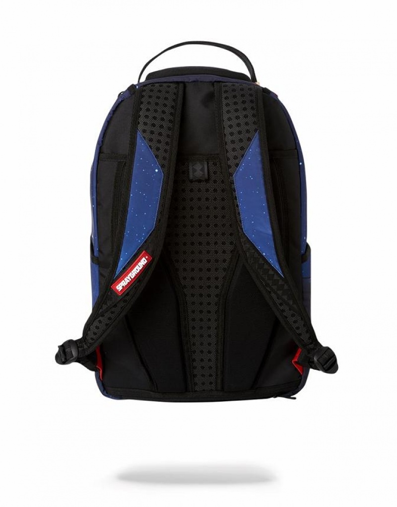 Blue Men's Sprayground The Wolverine Backpacks | LTRQ16973