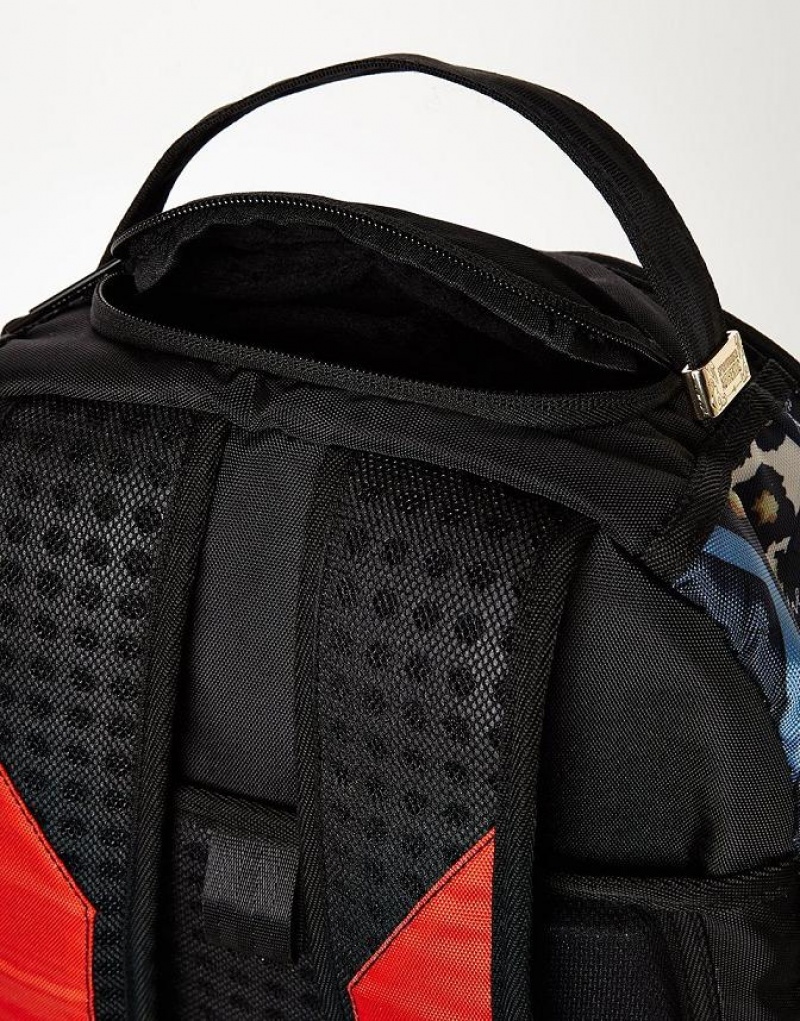 Blue Red Men's Sprayground Odell Beckham Backpacks | YVUC72059