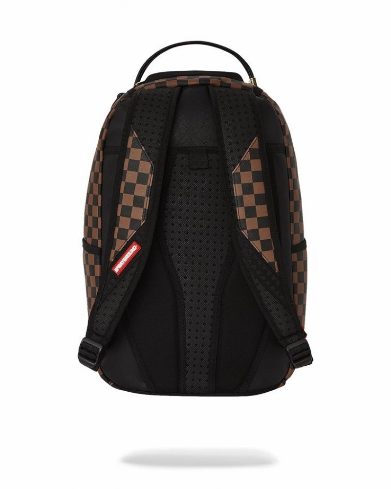 Brown Men's Sprayground Diablo All Or Nothing Backpacks | UOER31759