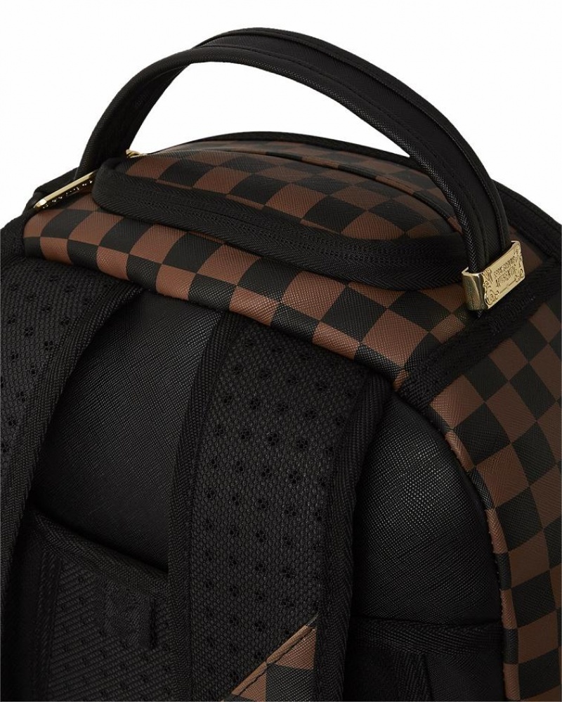 Brown Men's Sprayground Diablo All Or Nothing Backpacks | UOER31759