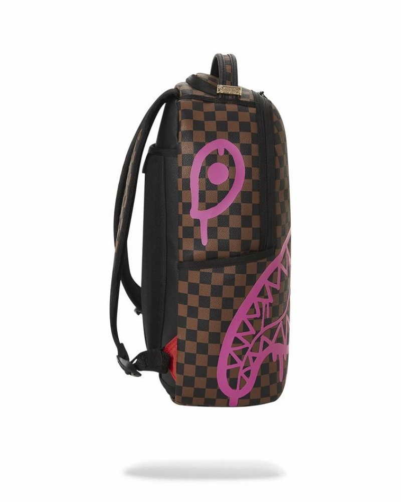 Brown Men's Sprayground The Artists Touch Backpacks | SJBC68921