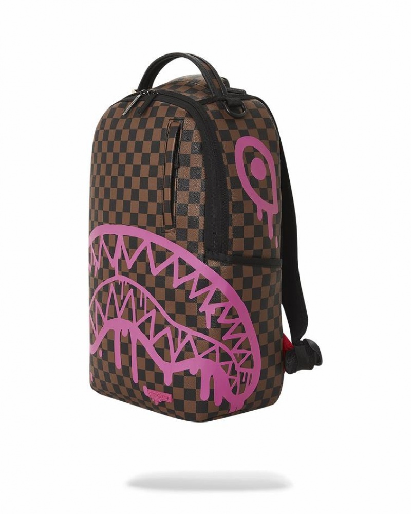 Brown Men's Sprayground The Artists Touch Backpacks | SJBC68921