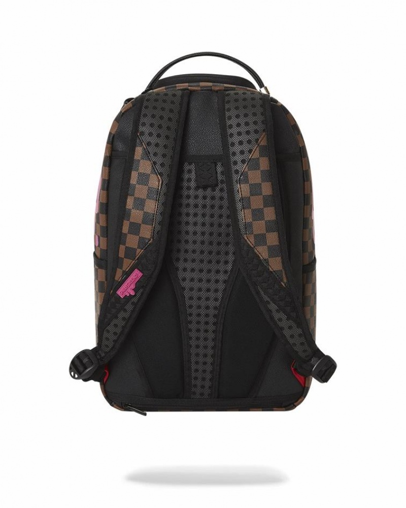 Brown Men's Sprayground The Artists Touch Backpacks | SJBC68921