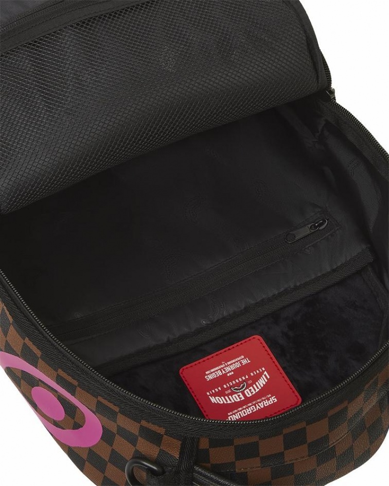 Brown Men's Sprayground The Artists Touch Backpacks | SJBC68921