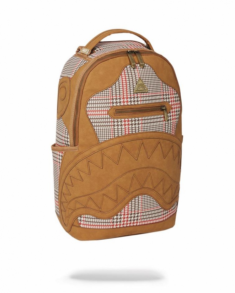 Brown Men's Sprayground Turbo 500 Backpacks | XPTD13705