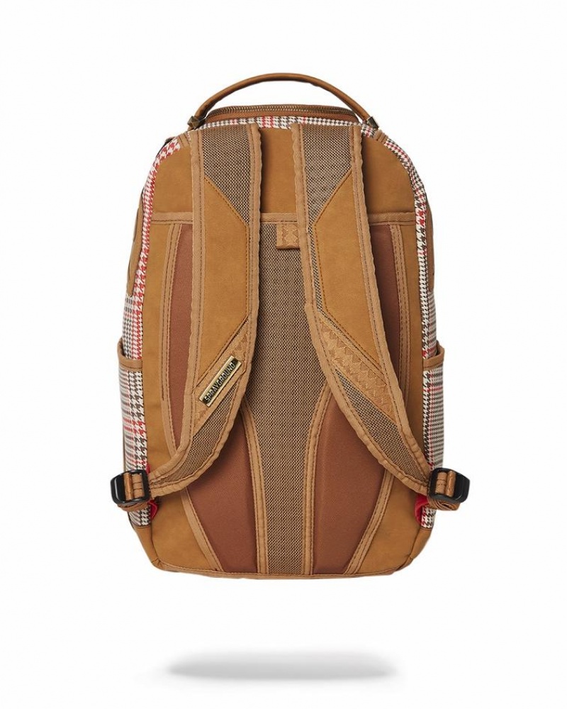 Brown Men's Sprayground Turbo 500 Backpacks | XPTD13705