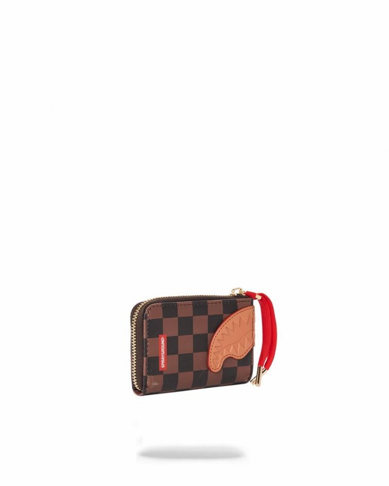 Brown Women's Sprayground Henny Wallets | JOFS85469