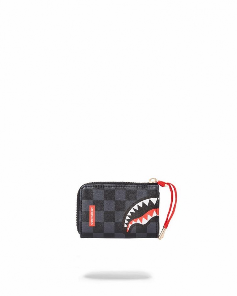 Brown Women's Sprayground Italia Diviso Wallets | RXCU51972