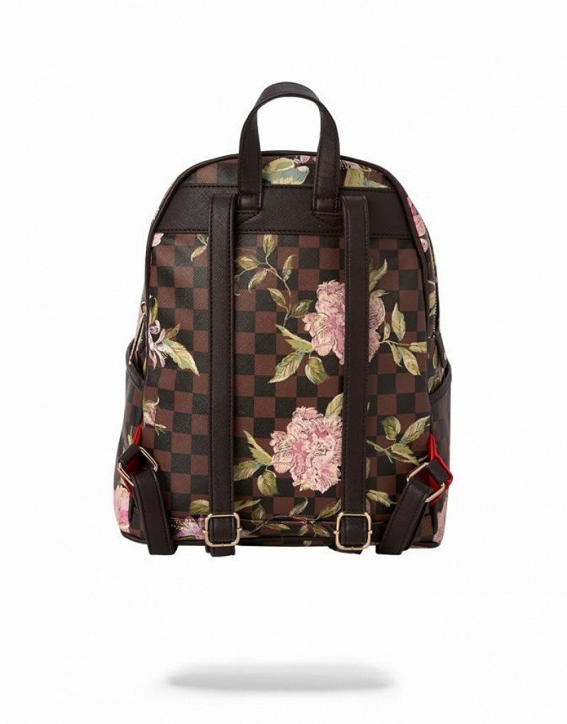 Brown Women's Sprayground Sharkflower Savage | SXWE04561