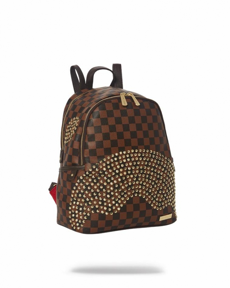 Brown Women's Sprayground Sharks In Paris Polaris Savage | ZCJE09861