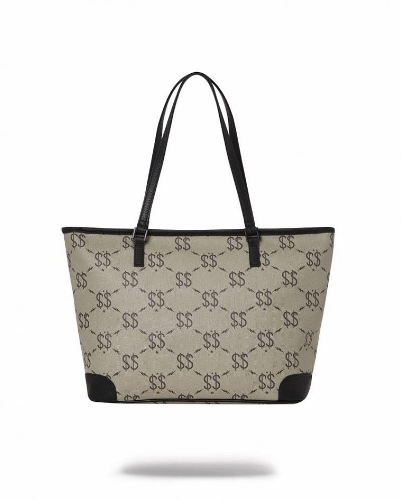 Brown Women's Sprayground The Getaway Tote Bags | XPME37208