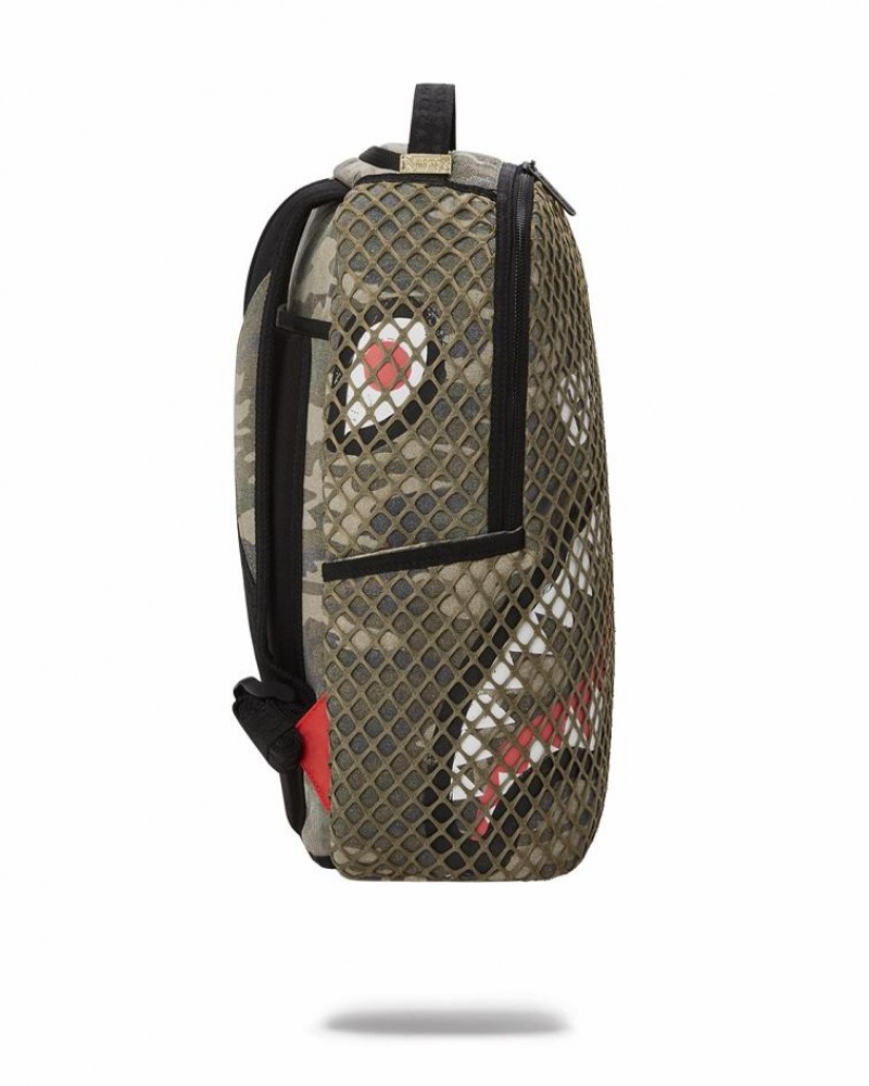 Green Men's Sprayground Call Of Duty Backpacks | TZEK37248