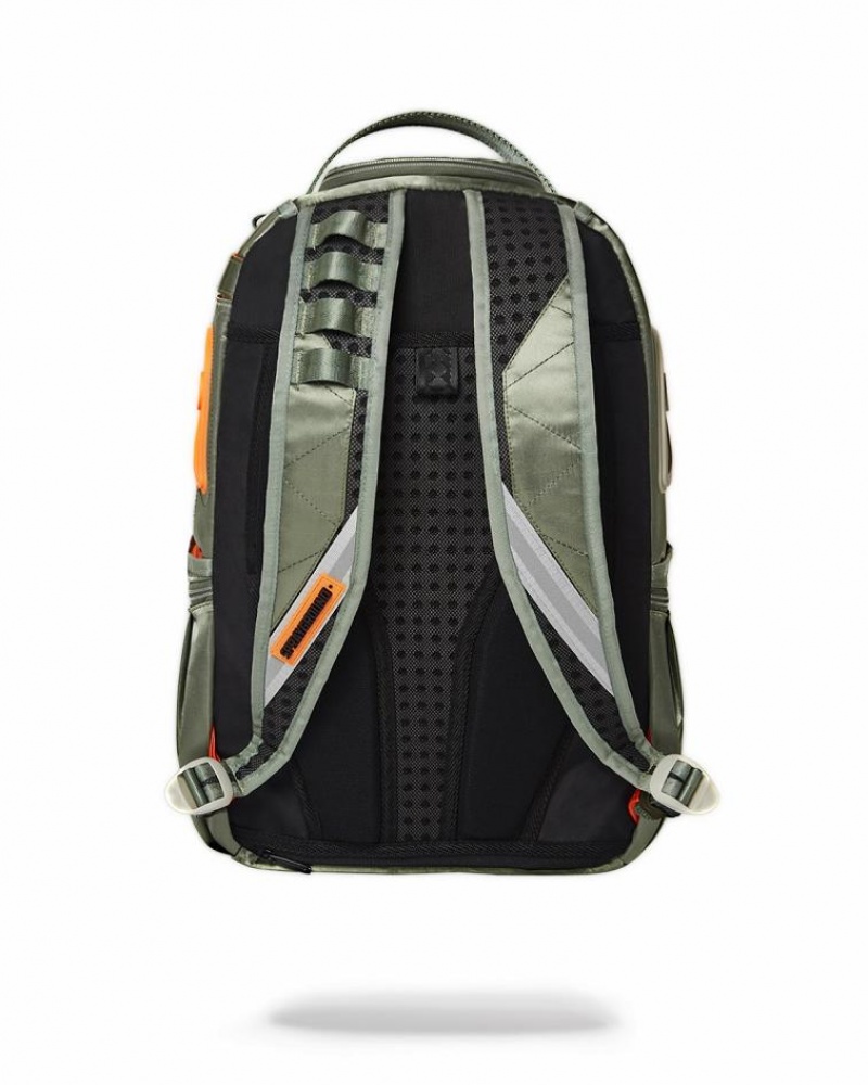 Green Men's Sprayground Special Ops Backpacks | HFKT73801