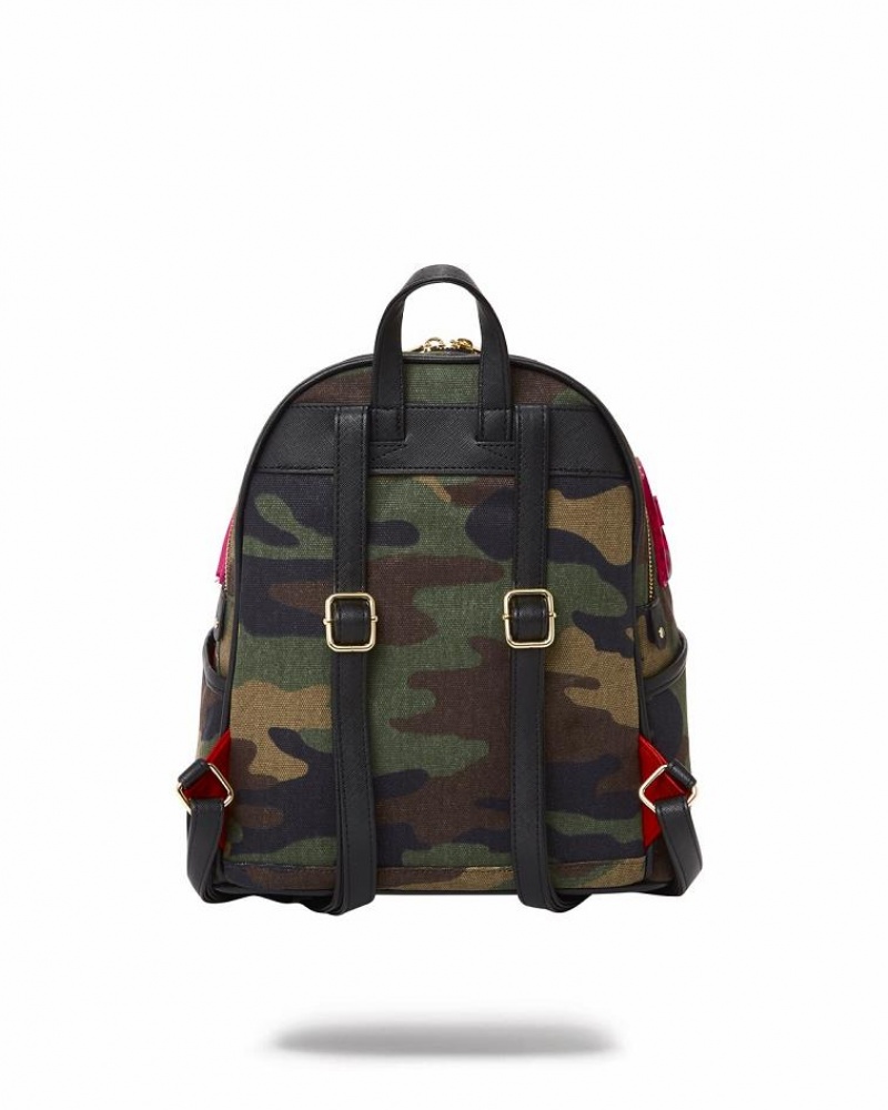 Green Women's Sprayground Drop Zone Savage | QICS17980