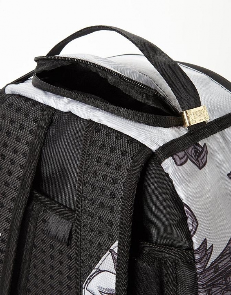 Grey Men's Sprayground Richie Rich Backpacks | JYPL78462