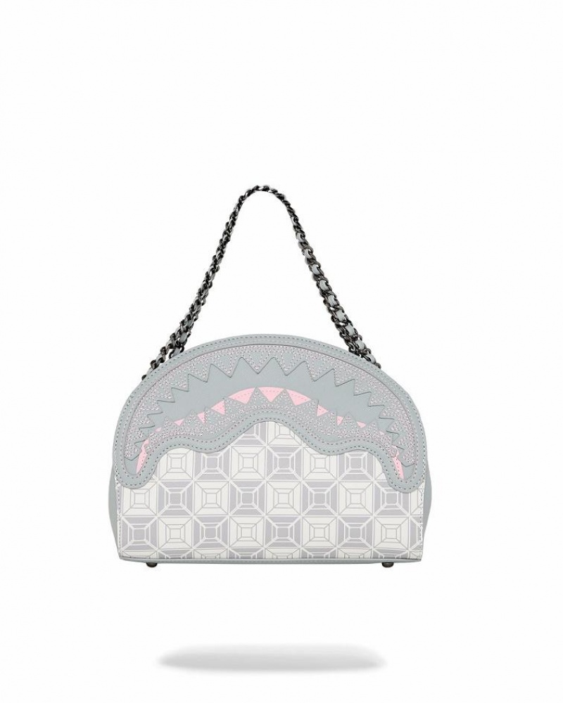 Grey Women's Sprayground A.I.8 African Intelligence Handbag | WSDH32756