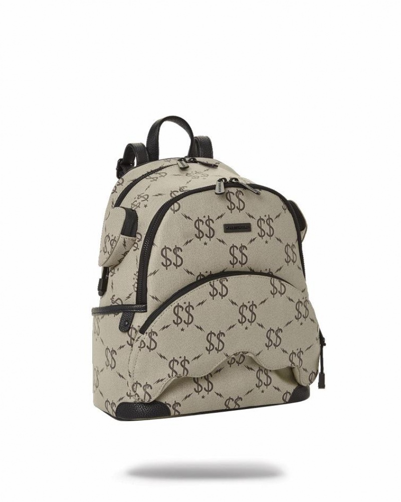 Khaki Women's Sprayground The Getaway Savage | GUAM15962